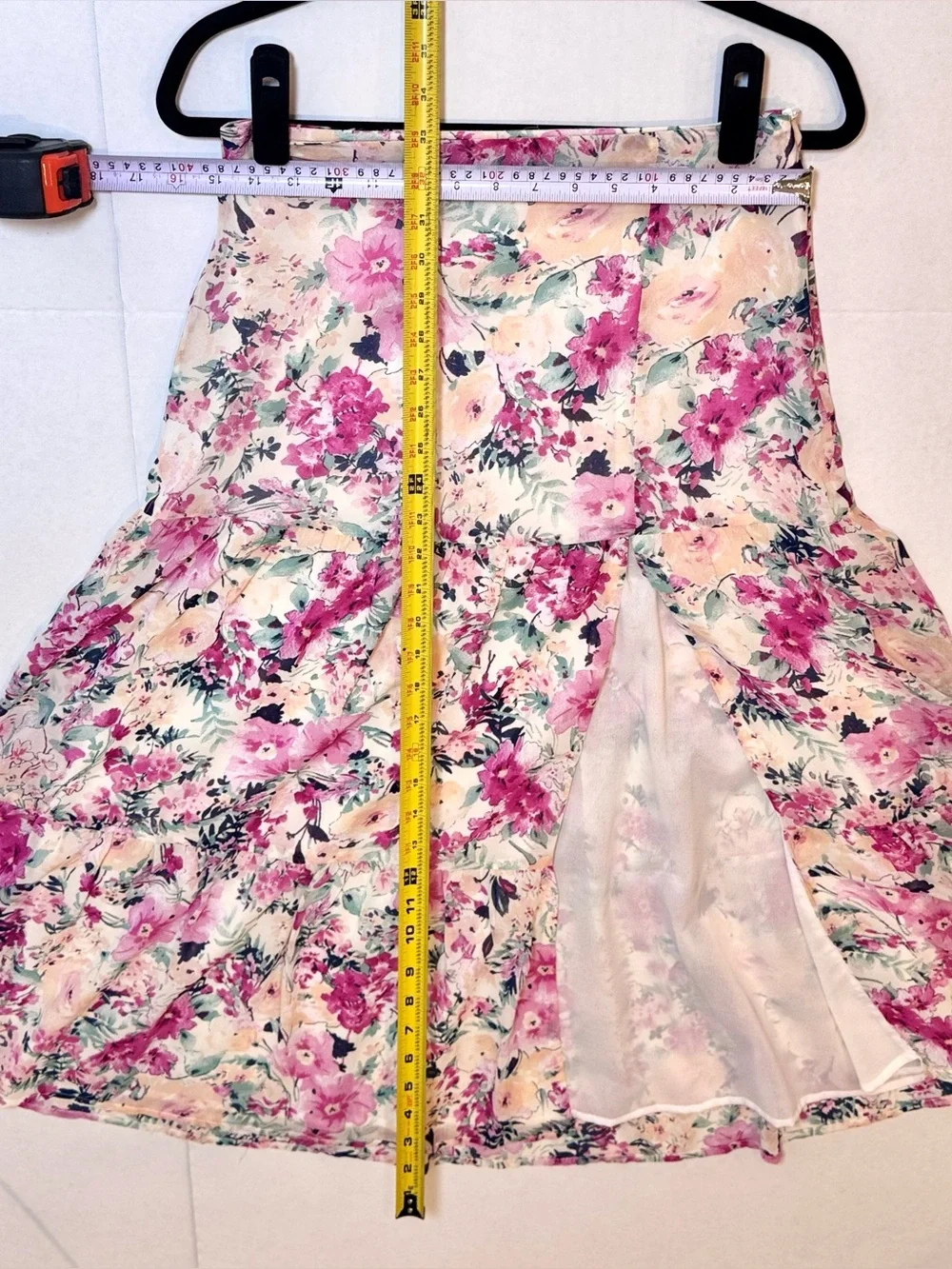 En Saison Fleur Midi Skirt M Free People Pink Floral Tiered Cottagecore Romantic